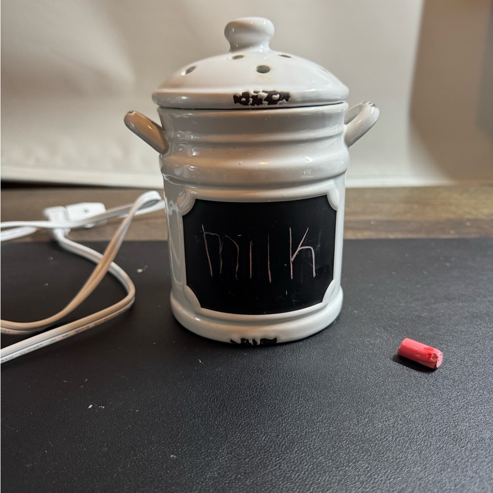 Scentsy Country Canister Wax warmer Milk Can